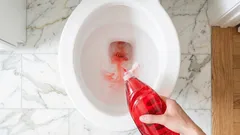 Ein Tropfen dieses Mittels in der Toilette hat eine starke Wirkung und beseitigt den Geruch